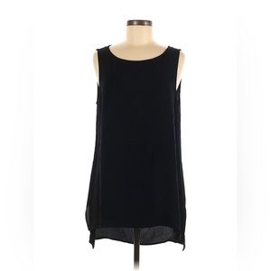 Black silk Eileen Fisher top - size M